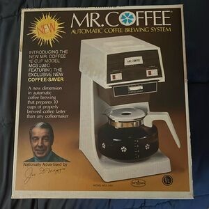 Mr. Coffee Maker 1970s NIB Sealed 200c Model